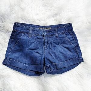 American Eagle AE Dark Navy Blue Jeans Size 2/2 Cotton Summer Casual Stylish Y2K